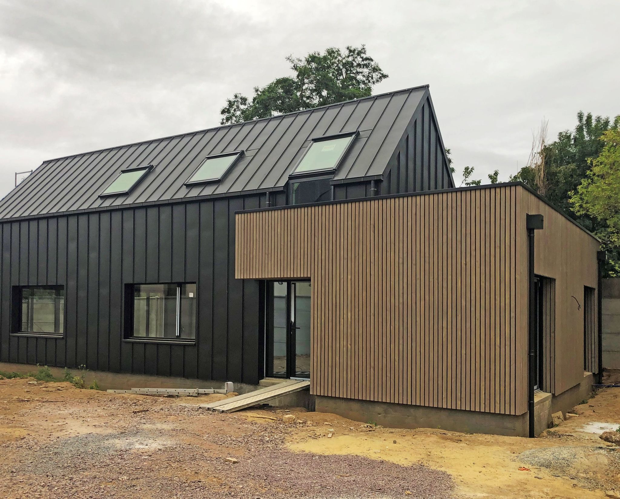 Bardage Zinc Et Bois